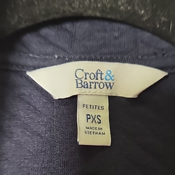 croft & barrow Navy Blue Jacket XS - Picture 2 of 4